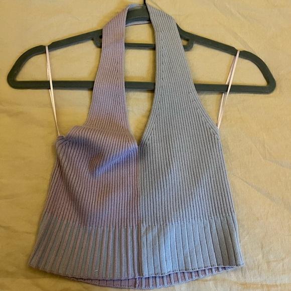 La Hearts Tops - L.A. Hearts blue and purple tank top (size S)